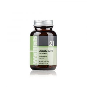 БАД для печени Welllab GOODLIVER FORMULA, 60 капсул 4